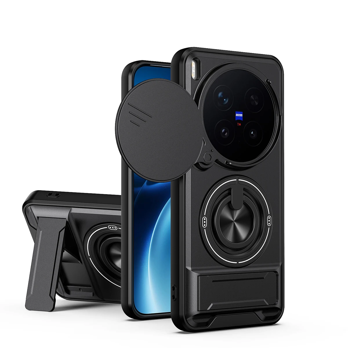 Compatible For vivo X300/X300 Pro/X300 Ultra Case with Ring Stand Folding Stand Lens Protection Slider Magnetic Cover
Compatible For vivo X300/X300 Pro/X300 Ultra Case with Ring Stand Folding Stand Lens Protection Slider Magnetic Cover