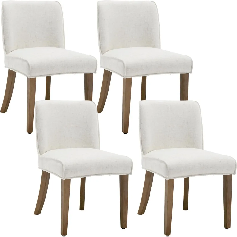 A Set of 4 Cushioned Dining Chairs, Including A Farmhouse Kitchen Chair Without Armrests and A Wooden Leg Leisure Chair
A Set of 4 Cushioned Dining Chairs, Including A Farmhouse Kitchen Chair Without Armrests and A Wooden Leg Leisure Chair