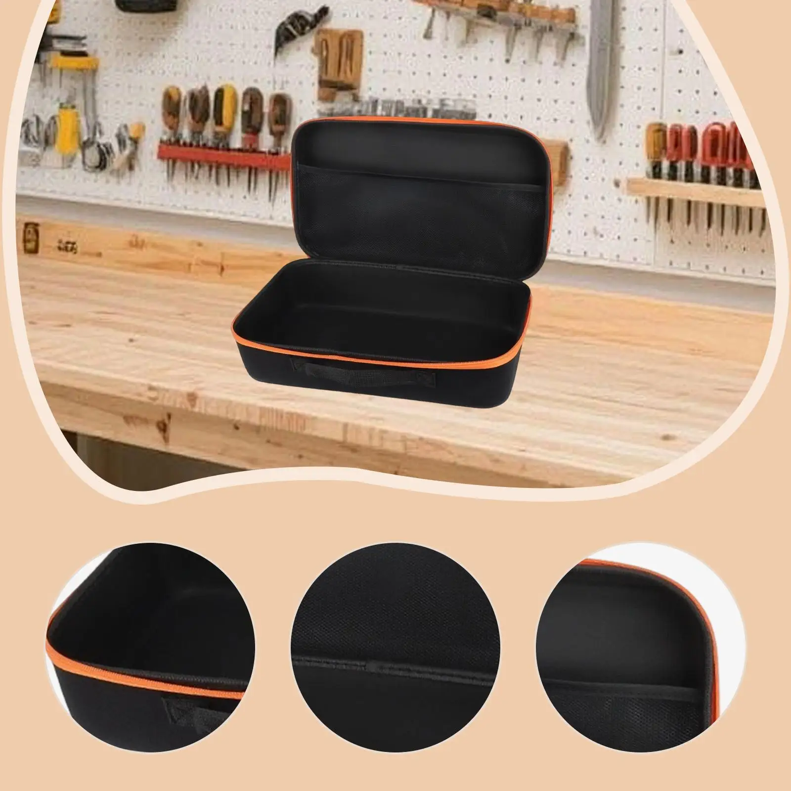 Tool Box,EVA Protection Multifunctional Hard Storage Tools Case,Hard Case Zipper Pouch Bag for Electrician Mechanic Dad Men Gift
Tool Box,EVA Protection Multifunctional Hard Storage Tools Case,Hard Case Zipper Pouch Bag for Electrician Mechanic Dad Men Gift