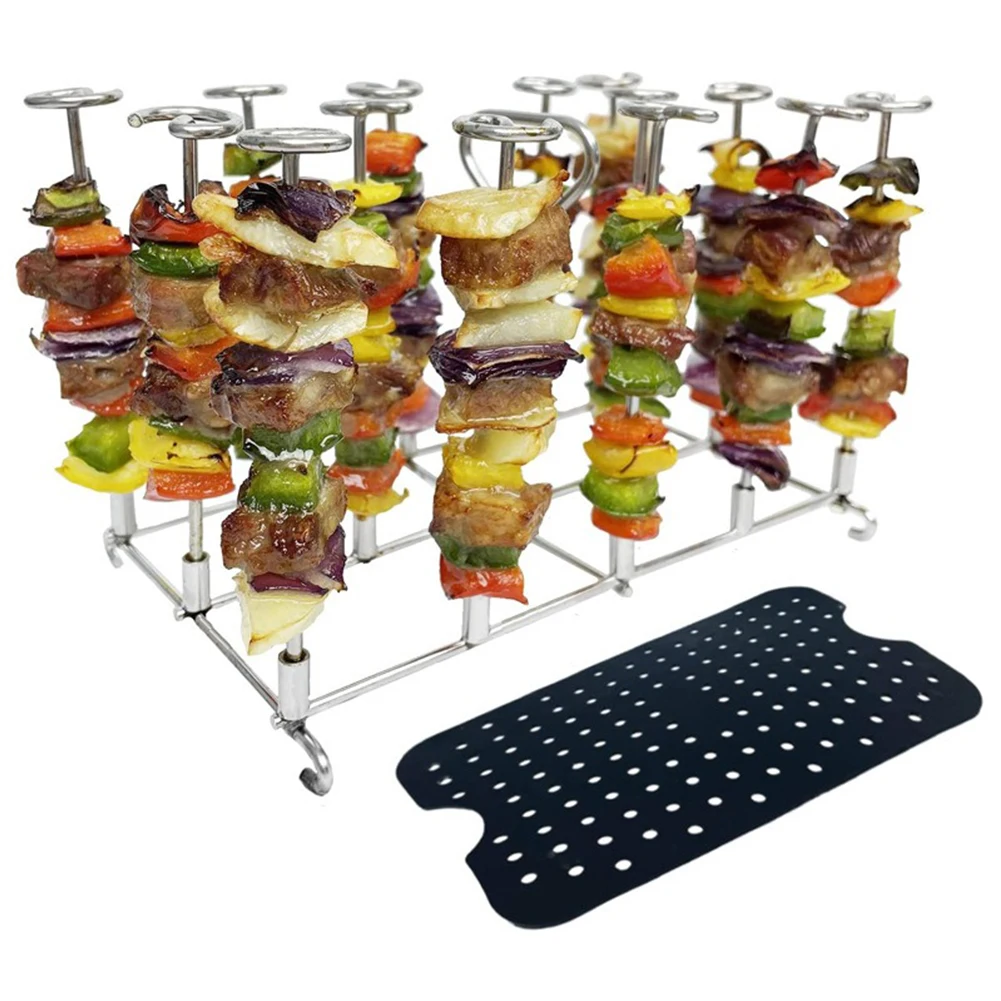 Chicken Air Fryer Accessories Accessories BBQ Cooking Skewer Rack Stainless Steel Qt Double Basket Air Fryers Grill
Chicken Air Fryer Accessories Accessories BBQ Cooking Skewer Rack Stainless Steel Qt Double Basket Air Fryers Grill