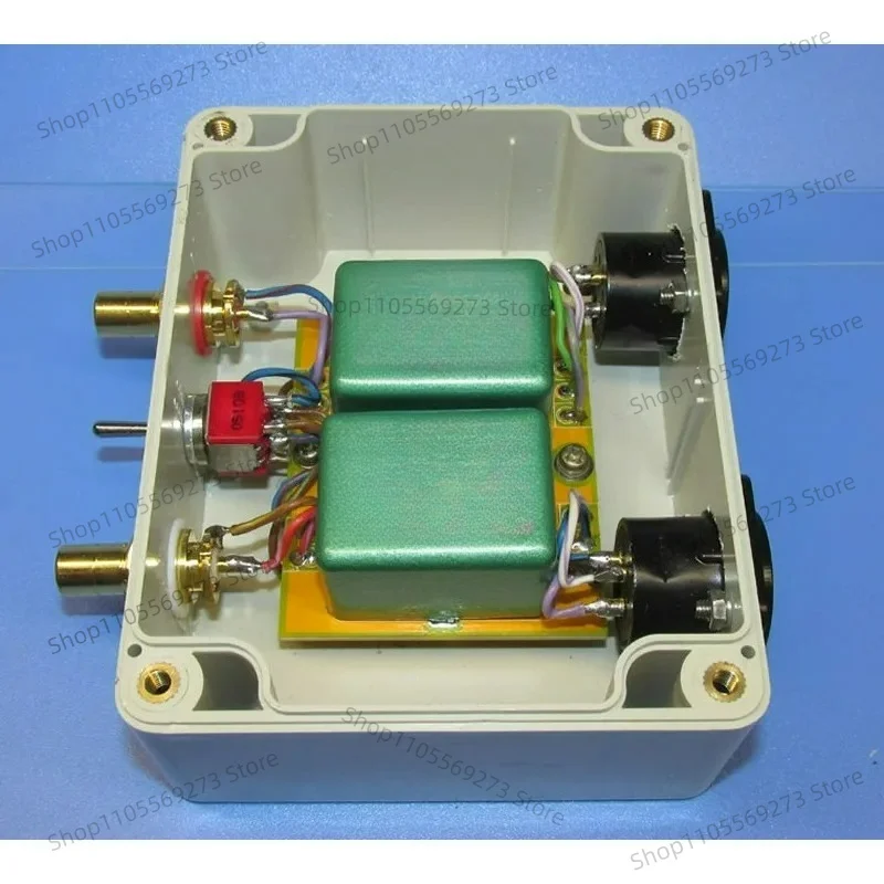 10K: 10K or 10K:600Ω permalloy transformer single-ended balanced converter, frequency response: 20Hz ~ 120KHz -1.6DB
10K: 10K or 10K:600Ω permalloy transformer single-ended balanced converter, frequency response: 20Hz ~ 120KHz -1.6DB