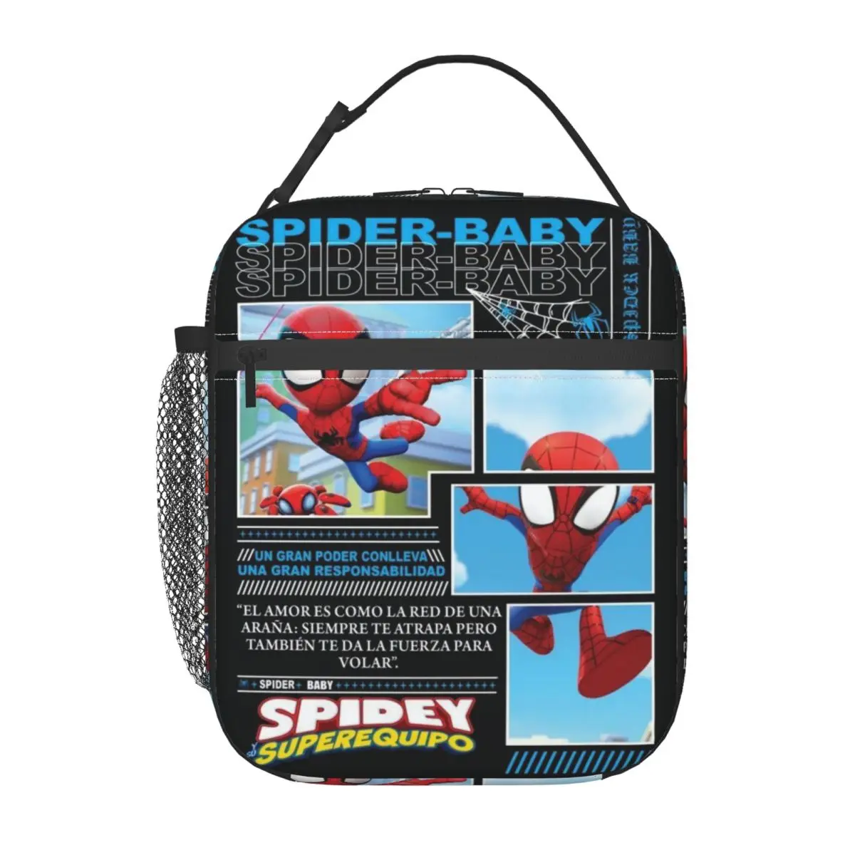 Изолированная сумка для обедов Marvel Spider-Man, подходит для работы и учебы, герметичный и сохраняющий холод контейнер для еды Avengers.
Изолированная сумка для обедов Marvel Spider-Man, подходит для работы и учебы, герметичный и сохраняющий холод контейнер для еды Avengers.