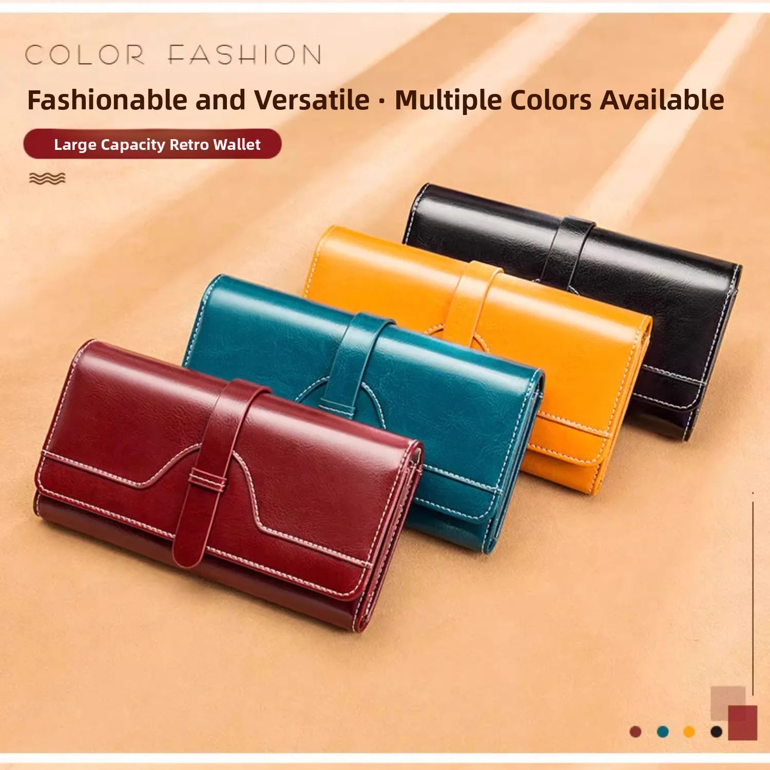 Новый женский кожаный кошелек большой вместимости 2026 года, корейская версия, на молнии, модный и изысканный, компактный
Новый женский кожаный кошелек большой вместимости 2026 года, корейская версия, на молнии, модный и изысканный, компактный