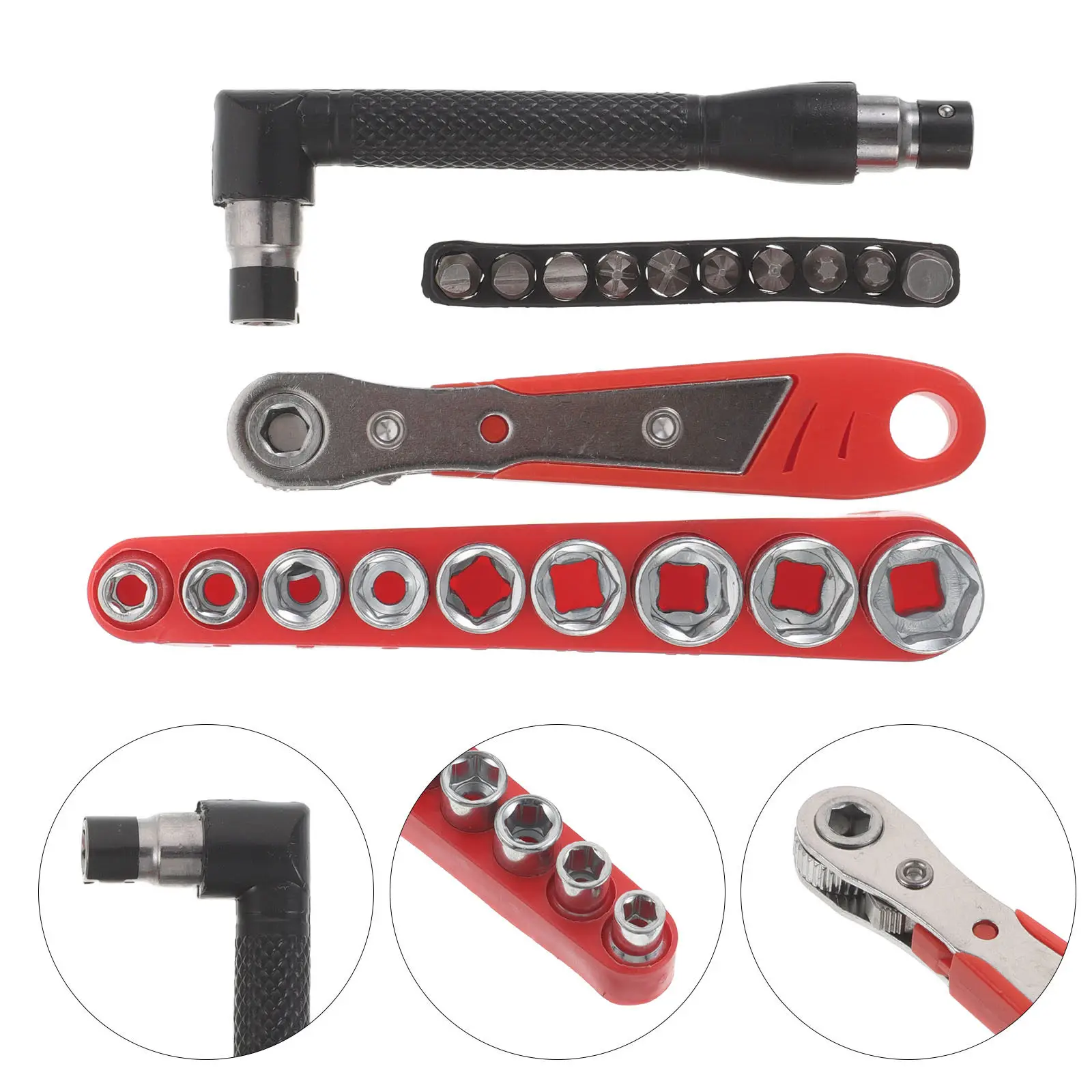 1Set Ratchet Wrench Set Mini Right Angle Ratcheting Screwdriver Compact Tool for Small Spaces Socket Wrench Set Ratchet Repair
1Set Ratchet Wrench Set Mini Right Angle Ratcheting Screwdriver Compact Tool for Small Spaces Socket Wrench Set Ratchet Repair