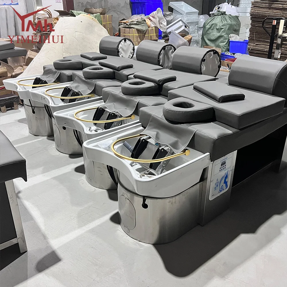 Japanese Head Spa Products Hair Washing Massage Table Shampoo Bowl Spa Heated Head Water Therapy Chair with Steamer
Japanese Head Spa Products Hair Washing Massage Table Shampoo Bowl Spa Heated Head Water Therapy Chair with Steamer