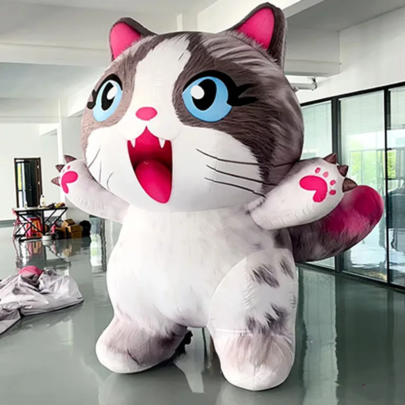 Inflatable cute cats, animal-themed air models with blowers, outdoor event decoration props
Inflatable cute cats, animal-themed air models with blowers, outdoor event decoration props