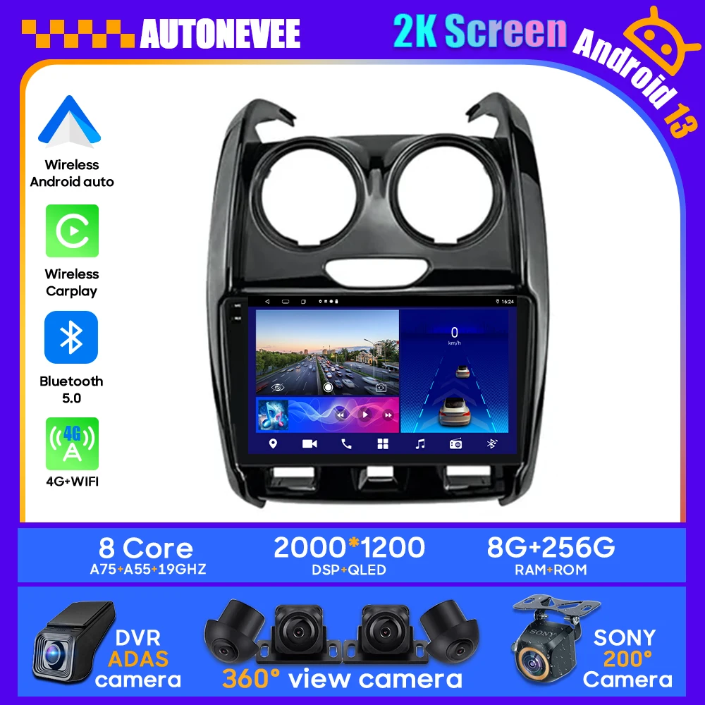 Android 13 автомобильный для Renault Duster 2015 2016 2017 2018-2020 стерео Мультимедийный плеер радио GPS беспроводной Carplay Авто BT 4G
Android 13 автомобильный для Renault Duster 2015 2016 2017 2018-2020 стерео Мультимедийный плеер радио GPS беспроводной Carplay Авто BT 4G