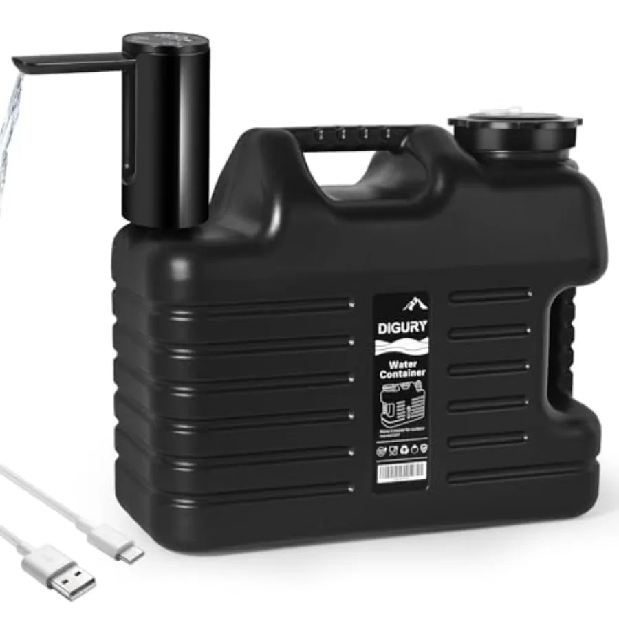5 Gallon Water Jug with Electric Water Dispenser 2000mAh Automatic Type-C Rechargeable Water Pump BPA Free Camping Water Contai
5 Gallon Water Jug with Electric Water Dispenser 2000mAh Automatic Type-C Rechargeable Water Pump BPA Free Camping Water Contai