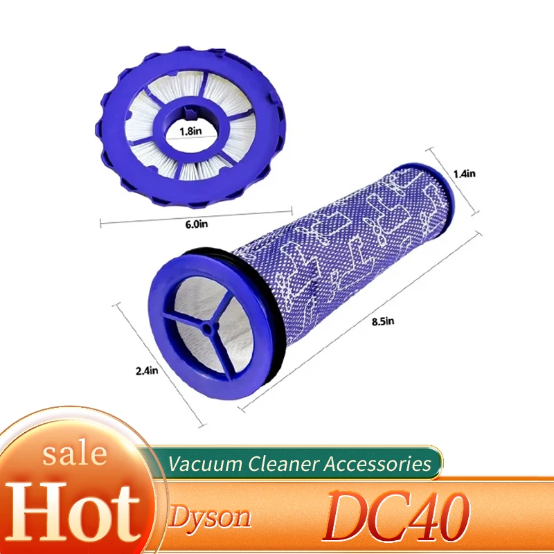 Replacement Parts HEPA Filter For Dyson DC40 Vacuum Cleaner Accessories Post-Motor Filters Pre-Motor Filters
Replacement Parts HEPA Filter For Dyson DC40 Vacuum Cleaner Accessories Post-Motor Filters Pre-Motor Filters
