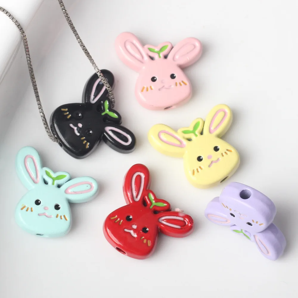 10pcs Cute Bunny Pendant Charms Alloy Colorful Rabbit Necklace Earrings Pendants Connectors Diy Jewelry Making Findings
10pcs Cute Bunny Pendant Charms Alloy Colorful Rabbit Necklace Earrings Pendants Connectors Diy Jewelry Making Findings