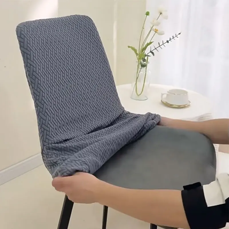 Jacquard Curved Chair Cover Elastic Full Wrap Slipcover for Curved Dining Chair Solid Color Armless Seat Case for Office Home
Jacquard Curved Chair Cover Elastic Full Wrap Slipcover for Curved Dining Chair Solid Color Armless Seat Case for Office Home