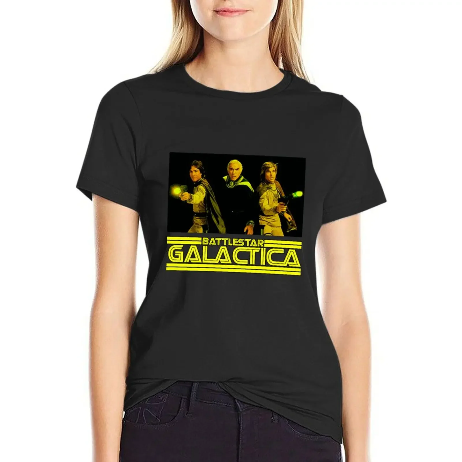 Battlestar Galactica 1978 T-Shirt sports fans quick-drying Blouse Women t shirt
Battlestar Galactica 1978 T-Shirt sports fans quick-drying Blouse Women t shirt