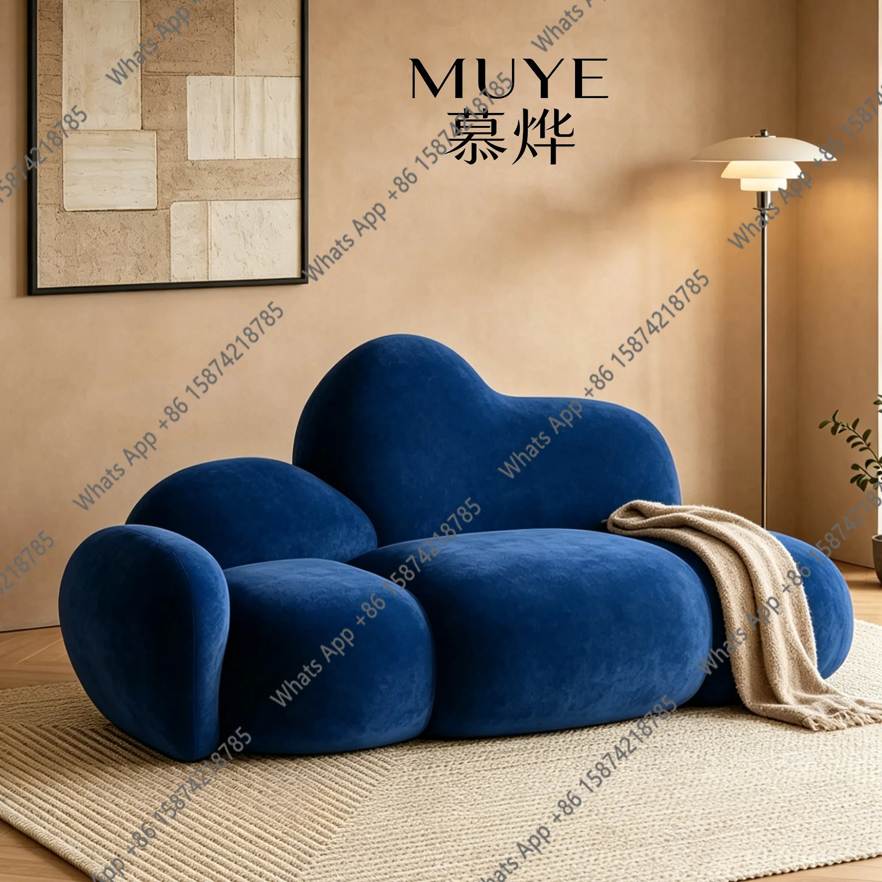 Modern simple light luxury cloud lazy fabric sofa living room small apartment beauty salon innovative rest area
Modern simple light luxury cloud lazy fabric sofa living room small apartment beauty salon innovative rest area