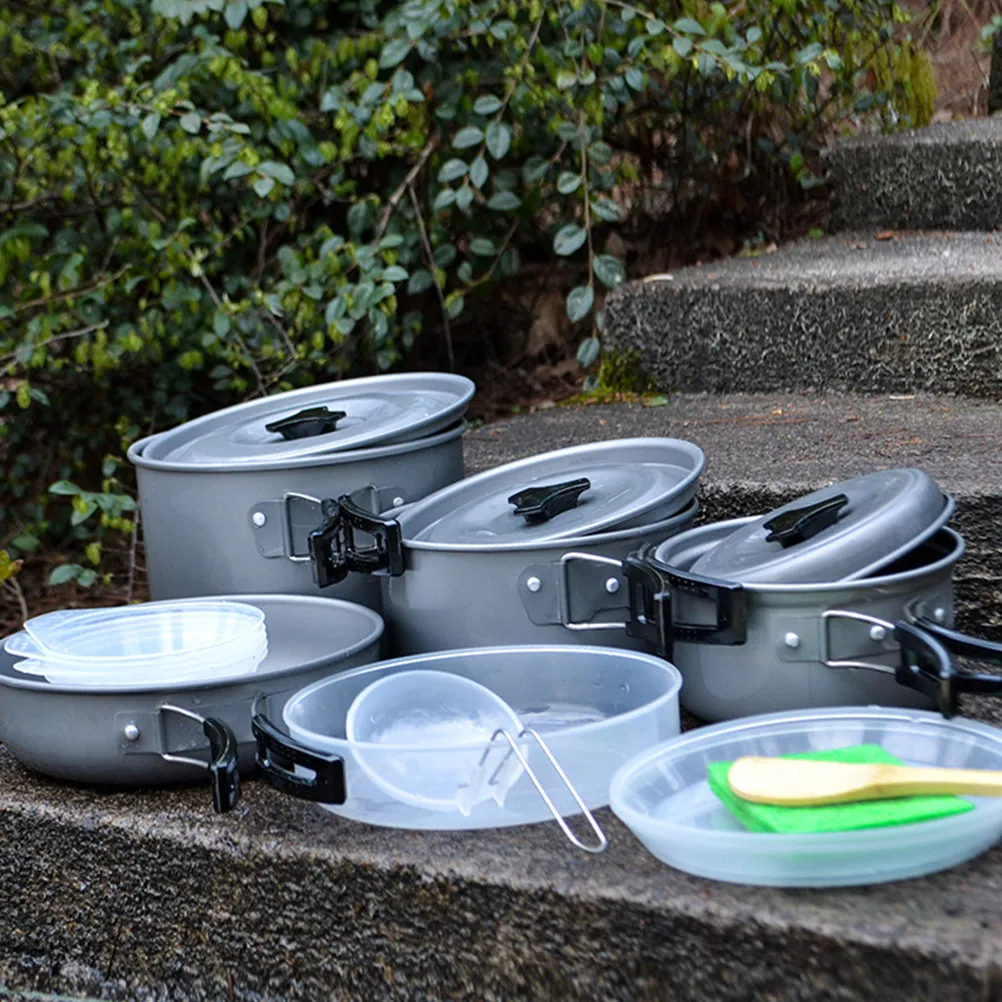 1Set Compact Camping Cookware Set Outdoor Tableware for Hiking Picnic Stew Boil Fry Heat Resistant Handle Lightweight Travel Kit
1Set Compact Camping Cookware Set Outdoor Tableware for Hiking Picnic Stew Boil Fry Heat Resistant Handle Lightweight Travel Kit