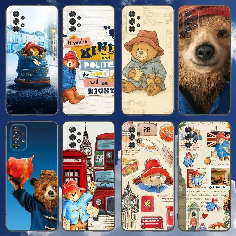 Cute P-Paddington Bear Phone Case For Samsung Galaxy A 91,80,73,72,71,53,52,51,22,5G Shockproof Soft Black Cover
Cute P-Paddington Bear Phone Case For Samsung Galaxy A 91,80,73,72,71,53,52,51,22,5G Shockproof Soft Black Cover