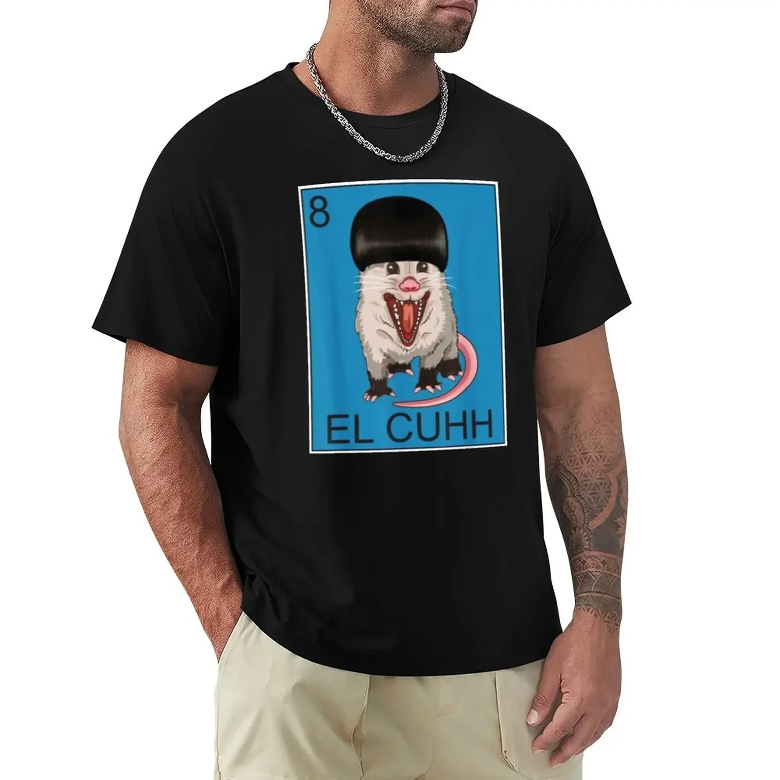 Opossum El Cuhh Takuache Cuh T-Shirt designer shirts cotton graphic tees t shirts men
Opossum El Cuhh Takuache Cuh T-Shirt designer shirts cotton graphic tees t shirts men