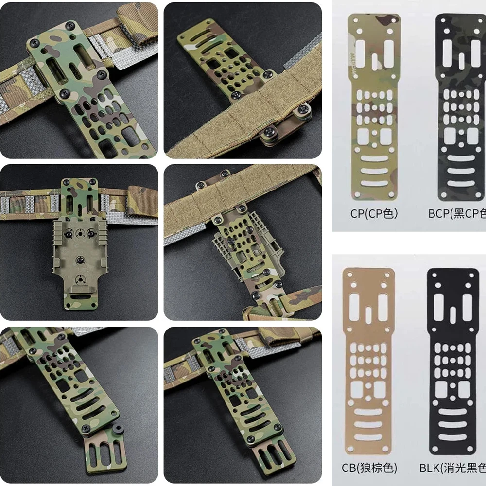 Outdoor Modular Holster Adapter Tactical Drop Leg Strap Kit LSK 3 Hole MOLLE Adjustable QLS Platform Receiver Plates
Outdoor Modular Holster Adapter Tactical Drop Leg Strap Kit LSK 3 Hole MOLLE Adjustable QLS Platform Receiver Plates