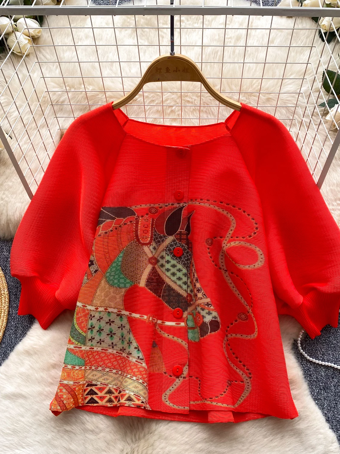 Korean Style Commuter Loose Long Sleeve Printed Open Cardigan Women's Breathable Comfortable Spring Summer Shirt
Korean Style Commuter Loose Long Sleeve Printed Open Cardigan Women's Breathable Comfortable Spring Summer Shirt
