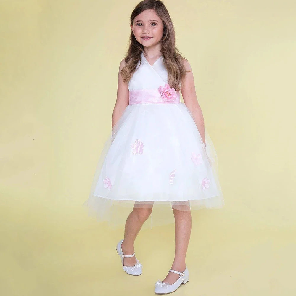Customized Classic Flower Little Girl Dress Baby Dresses Beautiful Appliques Sleeveless A-line Short Kids New Evening Party Gown
Customized Classic Flower Little Girl Dress Baby Dresses Beautiful Appliques Sleeveless A-line Short Kids New Evening Party Gown