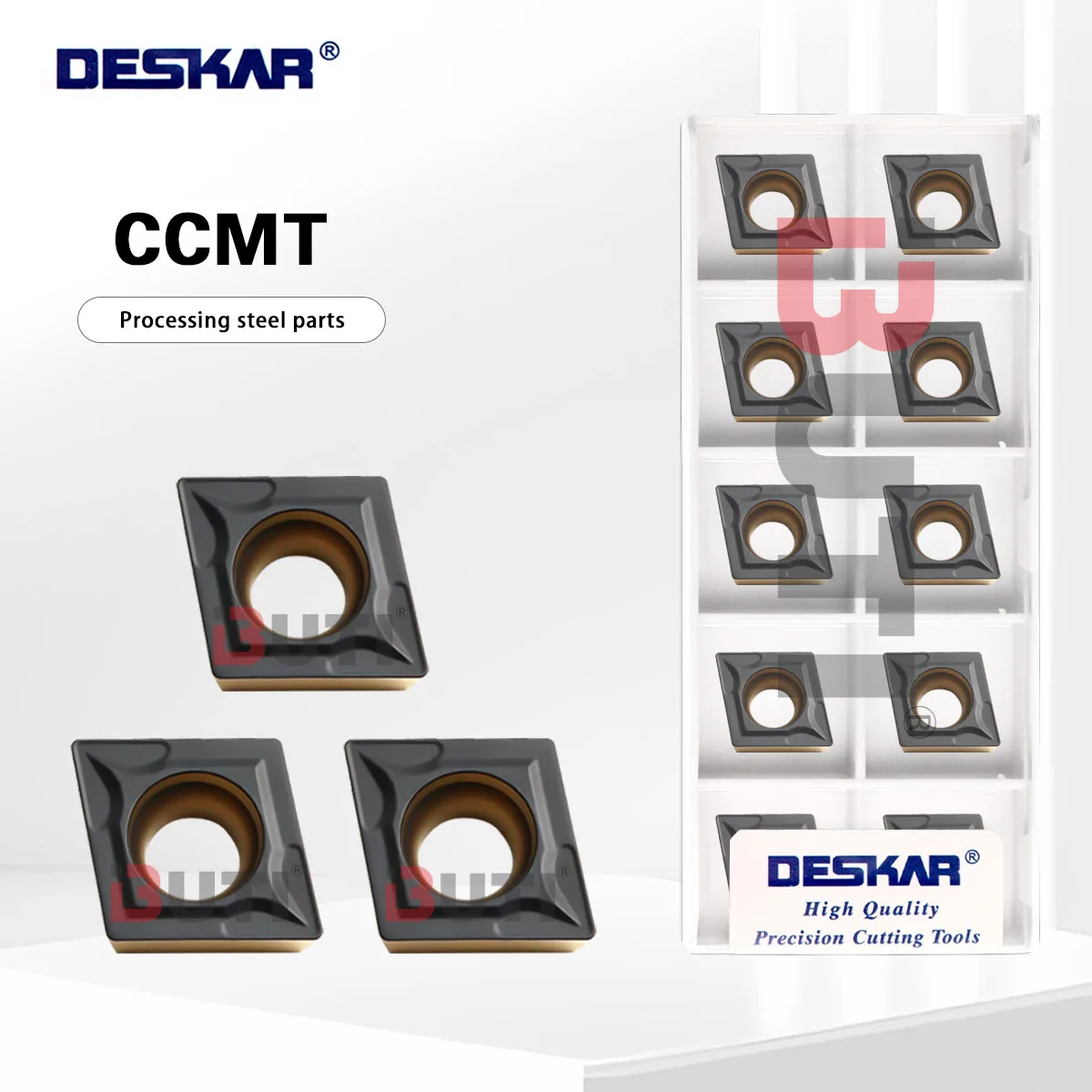 DESKAR 100% оригинальные токарные лезвия CCMT060204 CCMT060208 LF9218 Токарный станок с числовым управлением Твердосплавные вставки Режущие инструменты Материал
DESKAR 100% оригинальные токарные лезвия CCMT060204 CCMT060208 LF9218 Токарный станок с числовым управлением Твердосплавные вставки Режущие инструменты Материал