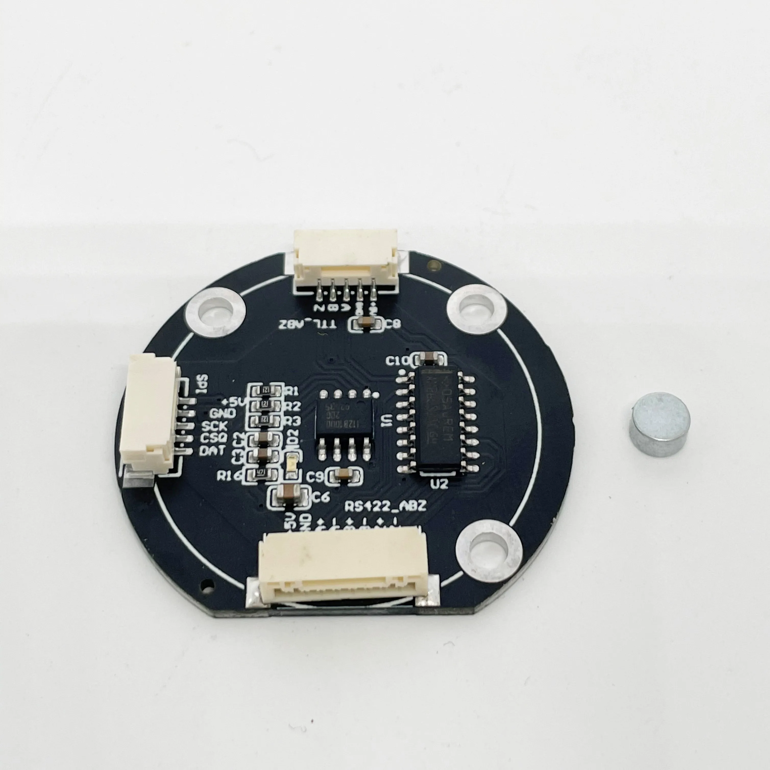 Tle5012 магнитный датчик угла наклона датчика высокой точности 15 бит ABZ / SPI / RS422
Tle5012 магнитный датчик угла наклона датчика высокой точности 15 бит ABZ / SPI / RS422