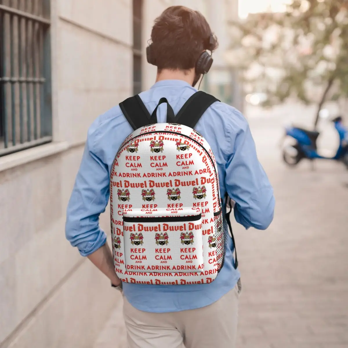 Custom Duvels Logo Backpack Student BookBag Children School Bag Computer Shoulder Bags for Men Women
Custom Duvels Logo Backpack Student BookBag Children School Bag Computer Shoulder Bags for Men Women