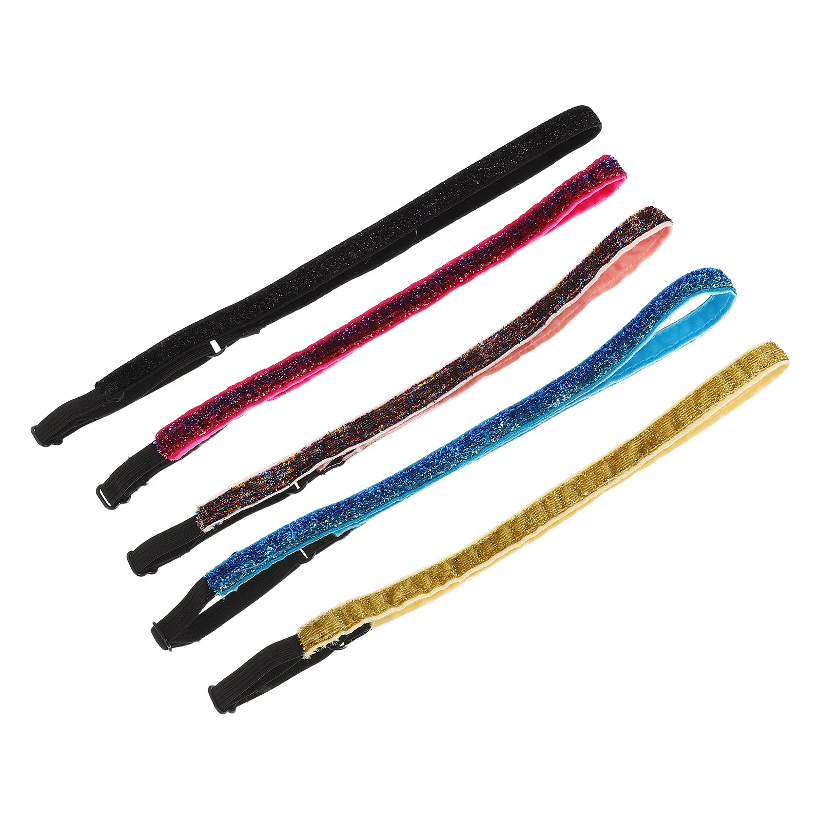 5Pcs Kids Athletic Headbands Glitter Elastic Non Slip Sports Hairbands Running Gym Workout Sweatbands Youth Fitness Accessories
5Pcs Kids Athletic Headbands Glitter Elastic Non Slip Sports Hairbands Running Gym Workout Sweatbands Youth Fitness Accessories
