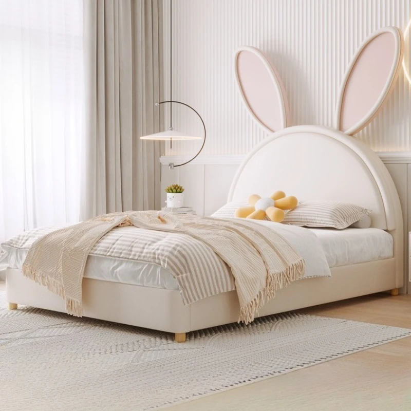 Nordic Modern Children's Bed Girl Princes Solid Wood Single Cute Rabbit Child Bed Baby Soft Bag Family Kids Bedroom Furniture
Nordic Modern Children's Bed Girl Princes Solid Wood Single Cute Rabbit Child Bed Baby Soft Bag Family Kids Bedroom Furniture