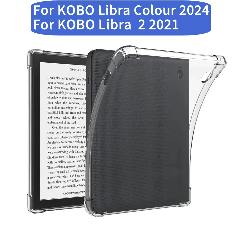 Задняя крышка из ТПУ для KOBO Libra Color 2024 Libra 2 2021 7 дюймов N428 N418, противоударный защитный чехол для электронной книги с 4 противоударными подушками безопасности
Задняя крышка из ТПУ для KOBO Libra Color 2024 Libra 2 2021 7 дюймов N428 N418, противоударный защитный чехол для электронной книги с 4 противоударными подушками безопасности