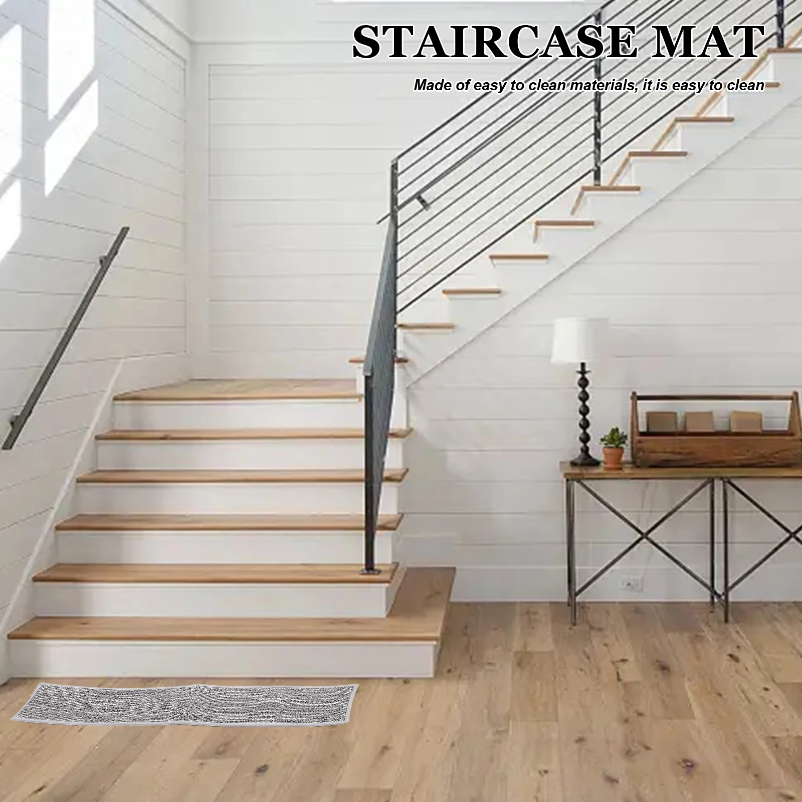 Anti-slip Step Mat Stair Treads Pad Soft Polyester Material Non-slip Backing Silent Staircase Protection Household Stairs Pet
Anti-slip Step Mat Stair Treads Pad Soft Polyester Material Non-slip Backing Silent Staircase Protection Household Stairs Pet