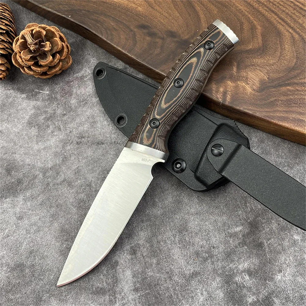 BK 853 Military Hunting Fixed Blade Knife D2 Blade G10 Handle with Sheath Camping EDC Survival Pocket Knives Tactical Tools
BK 853 Military Hunting Fixed Blade Knife D2 Blade G10 Handle with Sheath Camping EDC Survival Pocket Knives Tactical Tools