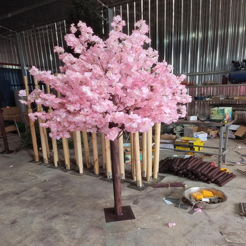 Simulation of light pink cherry tree wishing tree cherry blossom shopping mall hotel window large fake tree wedding
Simulation of light pink cherry tree wishing tree cherry blossom shopping mall hotel window large fake tree wedding