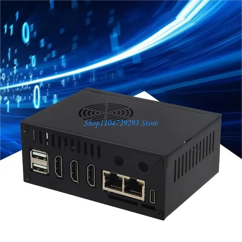 Y2GD Universe for OrangePi 5 Case (N508) Metal Case with Fan and 10mm Heatsink
Y2GD Universe for OrangePi 5 Case (N508) Metal Case with Fan and 10mm Heatsink