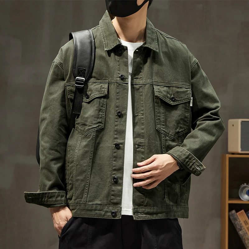 2024 Fall Men's Clothing Workwear Jacket Men's Fashion Street Retro Classic Japanese Style All-Matching Casual Denim Jacket
2024 Fall Men's Clothing Workwear Jacket Men's Fashion Street Retro Classic Japanese Style All-Matching Casual Denim Jacket