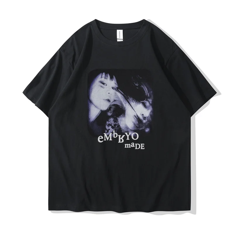 Streetwear T-Shirt Men Hip Hop Illusion Girl Letter Print T Shirt 2023 Harajuku Cotton Casual Summer Short Sleeve Tshirt Black
Streetwear T-Shirt Men Hip Hop Illusion Girl Letter Print T Shirt 2023 Harajuku Cotton Casual Summer Short Sleeve Tshirt Black