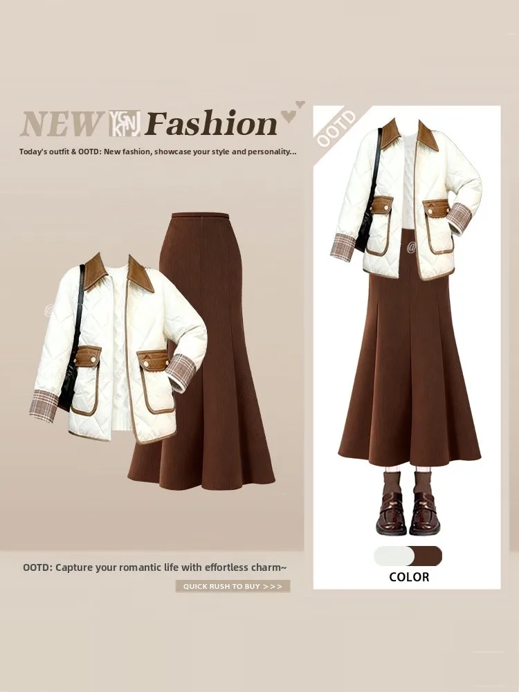 Уникальный красивый зимний комплект, дизайн воротника, цветная блузка, хлопковая юбка с юбкой Fi Tail, женский ансамбль Faion
Уникальный красивый зимний комплект, дизайн воротника, цветная блузка, хлопковая юбка с юбкой Fi Tail, женский ансамбль Faion