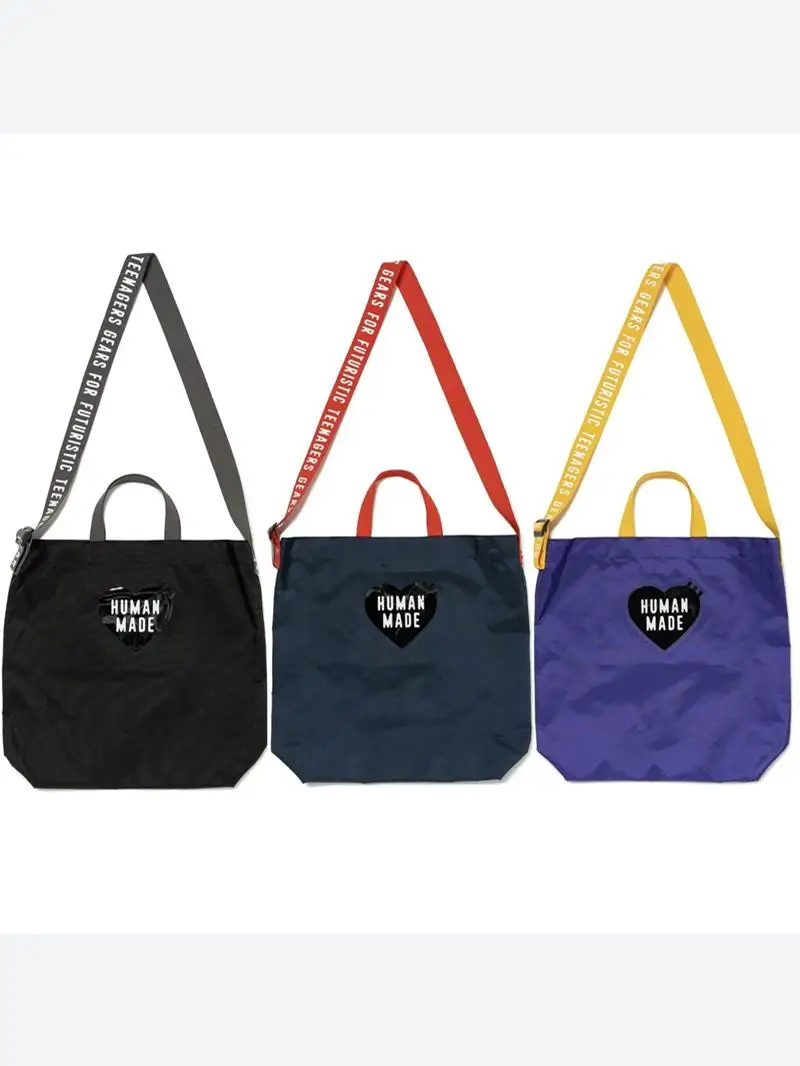 2026 HUMAN MADE Unisex Couple Lightweight Nylon Durable Multi Purpose Casual Daily Crossbody Shoulder Tote Bag
2026 HUMAN MADE Unisex Couple Lightweight Nylon Durable Multi Purpose Casual Daily Crossbody Shoulder Tote Bag