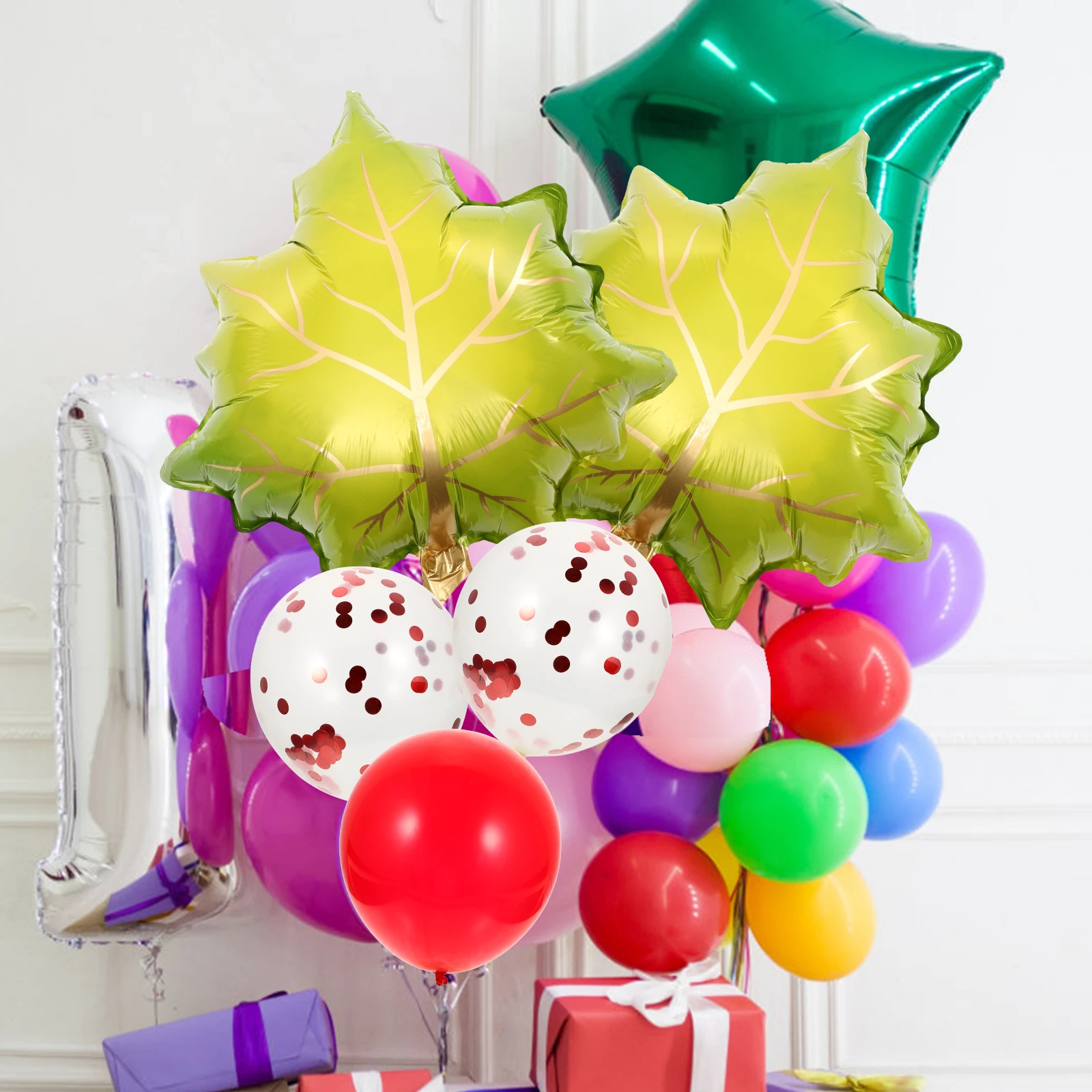 10 Pcs Maple Leaf Balloon Foil Harvest Thanksgiving Party Balloons Decorative Decorations
10 Pcs Maple Leaf Balloon Foil Harvest Thanksgiving Party Balloons Decorative Decorations