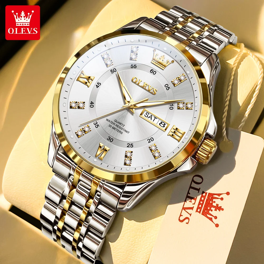 OLEVS 3620, мужские часы, оригинальные брендовые кварцевые наручные часы, водонепроницаемые светящиеся часы Reloj для мужчин, часы с двойным календарем, мужские подарки
OLEVS 3620, мужские часы, оригинальные брендовые кварцевые наручные часы, водонепроницаемые светящиеся часы Reloj для мужчин, часы с двойным календарем, мужские подарки
