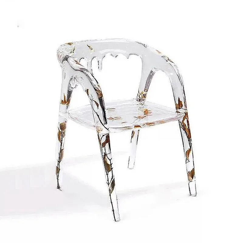 Nordic simple crystal transparent epoxy Internet celebrity chair Living room water drop leaves art design armchair Dining chair
Nordic simple crystal transparent epoxy Internet celebrity chair Living room water drop leaves art design armchair Dining chair