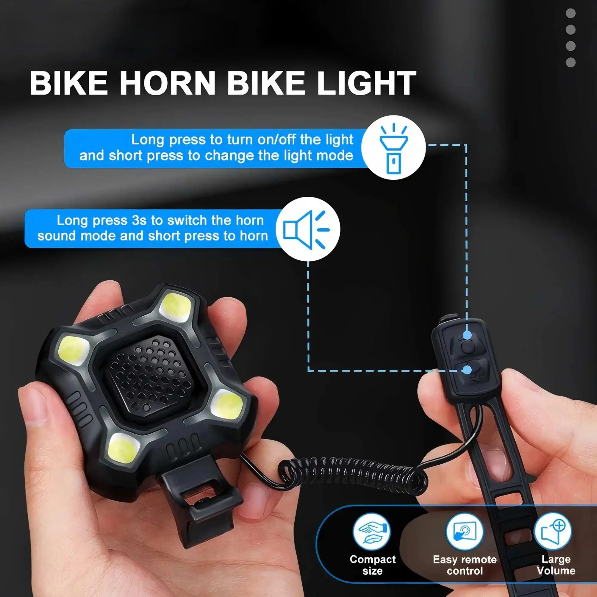 Велосипедный фонарь, электронный звонок, MTB велосипедный звуковой сигнал TYPE-C, перезаряжаемая велосипедная сигнальная лампа, велосипедная фара для ночной безопасности, езда
Велосипедный фонарь, электронный звонок, MTB велосипедный звуковой сигнал TYPE-C, перезаряжаемая велосипедная сигнальная лампа, велосипедная фара для ночной безопасности, езда