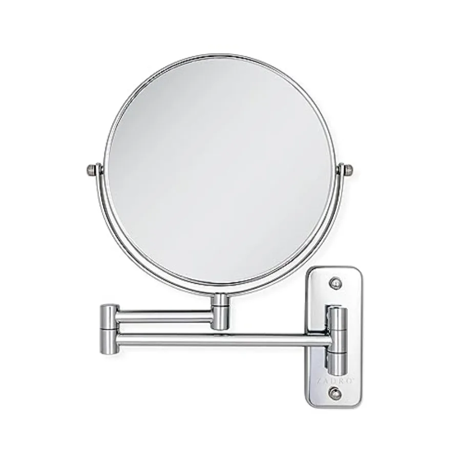 7" Wall Mounted Wardrobe, Vanity Makeup Mirror with Magnification and Extending Arm Large 12.25" x 12" 8X/1X
7" Wall Mounted Wardrobe, Vanity Makeup Mirror with Magnification and Extending Arm Large 12.25" x 12" 8X/1X