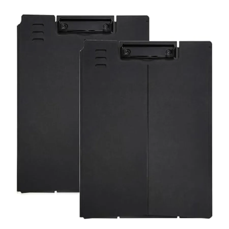 2-in-1 Foldable Clipboard Stand, 360° Rotatable PP Plastic Clipboard with Metal Clip and Pen Groove, Lightweight with Safe Roun
2-in-1 Foldable Clipboard Stand, 360° Rotatable PP Plastic Clipboard with Metal Clip and Pen Groove, Lightweight with Safe Roun