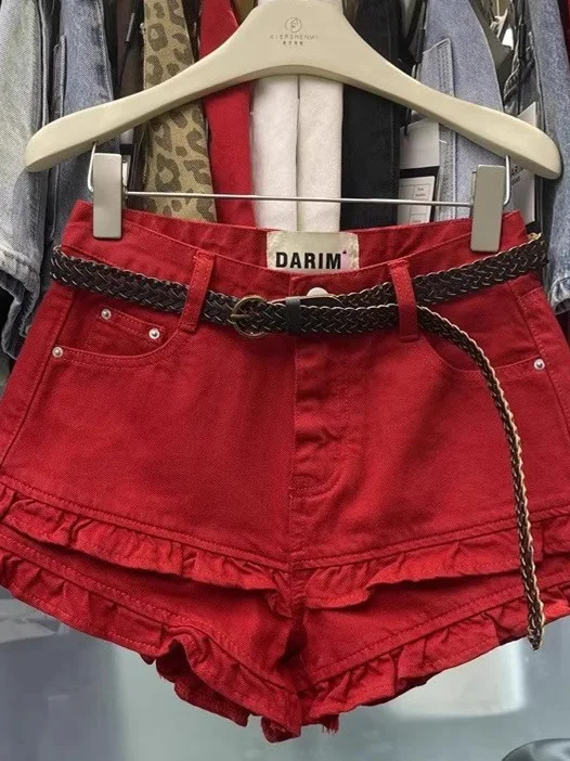 Outlet A-Line Denim Skirt Women's Patchwork Sweet Spicy Wide Leg Hot Pants High Waist Commute Style Casual Summer Shorts
Outlet A-Line Denim Skirt Women's Patchwork Sweet Spicy Wide Leg Hot Pants High Waist Commute Style Casual Summer Shorts