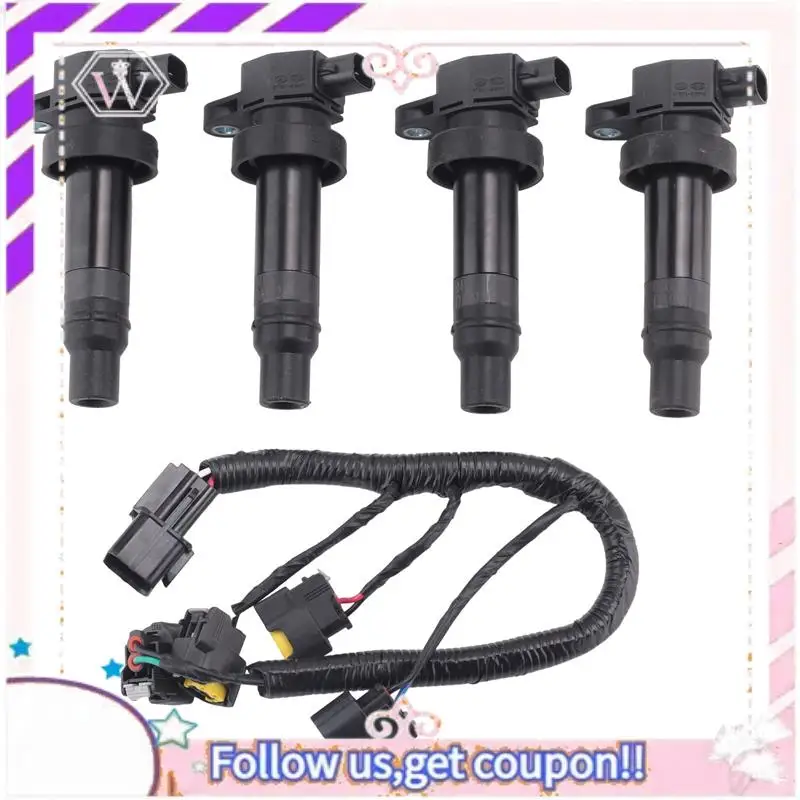 Easy To Use 4Piece 27301-2B010 Ignition Coil With Line High Performance Coil Assembly For Hyundai Elantra IX35 IX20 I30 Kia Soul
Easy To Use 4Piece 27301-2B010 Ignition Coil With Line High Performance Coil Assembly For Hyundai Elantra IX35 IX20 I30 Kia Soul
