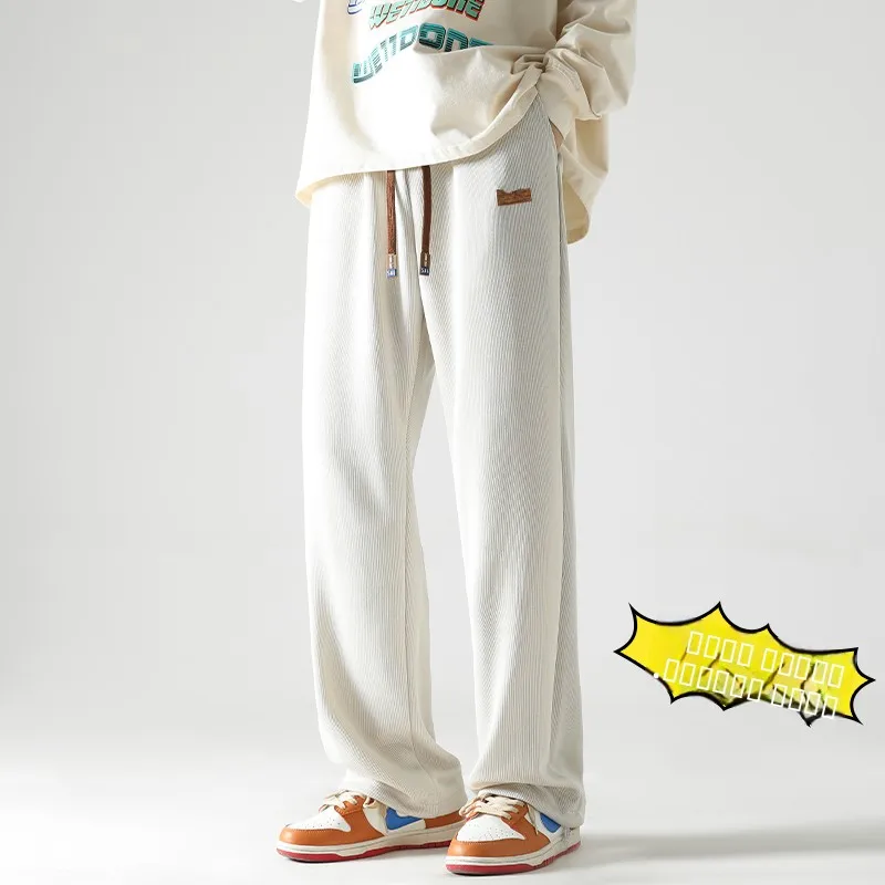 Thiened Fce Men's Winter Casual Loose Straight Leg Sweatpants Drapey Wide Leg Pants Teenage Casual Sports Pants
Thiened Fce Men's Winter Casual Loose Straight Leg Sweatpants Drapey Wide Leg Pants Teenage Casual Sports Pants