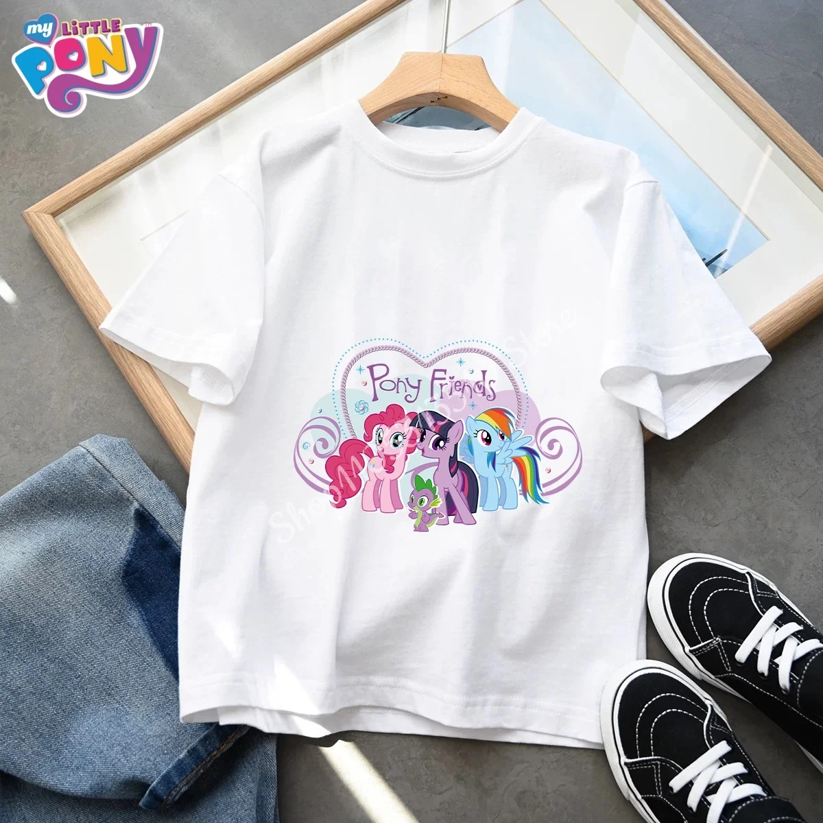 2026 My Little Pony Heart Graphic Kids Tee, Soft Cotton Short Sleeve T Shirt, Unisex Toddler Summer Casual Children Daily Outfit
2026 My Little Pony Heart Graphic Kids Tee, Soft Cotton Short Sleeve T Shirt, Unisex Toddler Summer Casual Children Daily Outfit