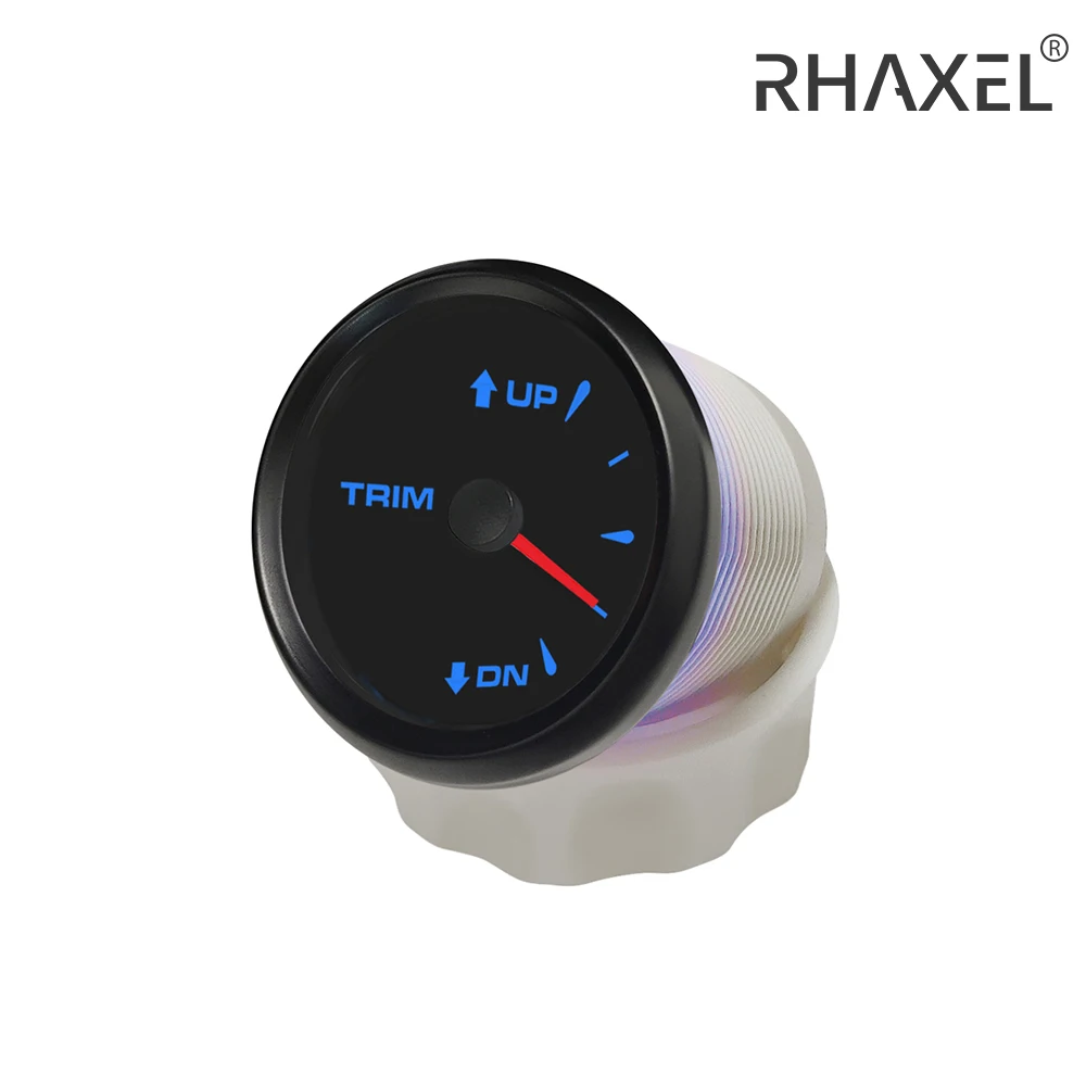 RHAXEL 52mm (2'') Trim Gauge 0-190ohm UP-DN with 8 Colors Backlights 12Volt 24Volt for Marine Boat Yachts Universal
RHAXEL 52mm (2'') Trim Gauge 0-190ohm UP-DN with 8 Colors Backlights 12Volt 24Volt for Marine Boat Yachts Universal