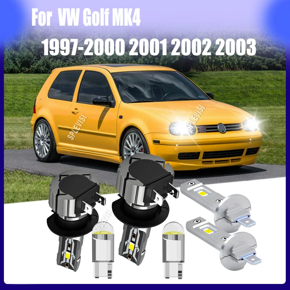 300% BrighterH1 H7 LED Headlight Conversion Kit 12V-24V Universal For VW Golf MK4 1997 1998 1999 2000 2001 2002 2003
300% BrighterH1 H7 LED Headlight Conversion Kit 12V-24V Universal For VW Golf MK4 1997 1998 1999 2000 2001 2002 2003