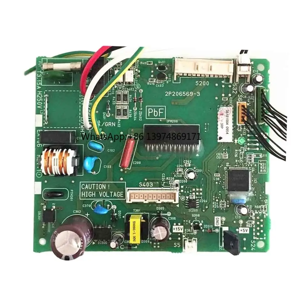 used for air conditioning control board 2P206569 2P206569-3 2P206569-2 FTXS46JV2CW motherboard part
used for air conditioning control board 2P206569 2P206569-3 2P206569-2 FTXS46JV2CW motherboard part
